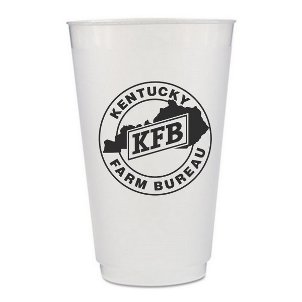DD2400PF 24 oz. Frosted Flex Stadium Cup with C...